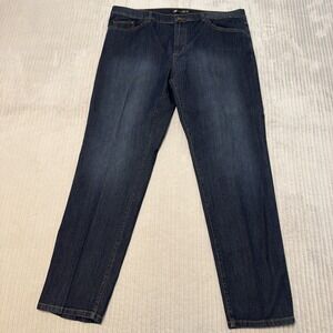 Travis Mathew Jeans Men's 40x32 Legacy Featherweight Blue Denim Stretch